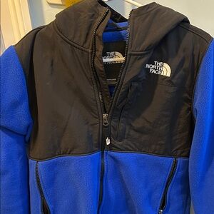 The North Face Black and Blue Fleece Jacket